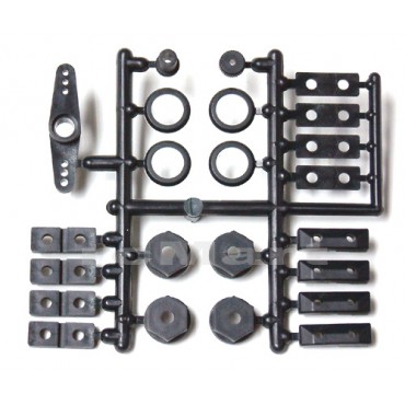 CONJUNTO DE ARRUELAS E SEXTAVADO DE RODAS PARA FW06, RRR, FW05S, R, T, RR, F, V, VII, KYOSHO VZ 010 KYO VZ010